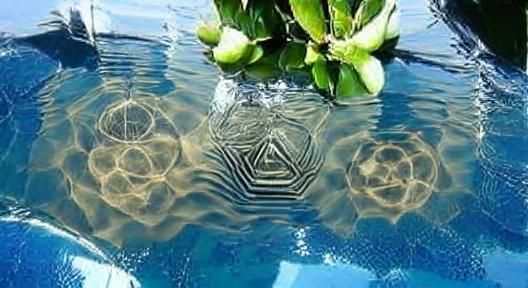 Sacred Geometry Reflected in Water