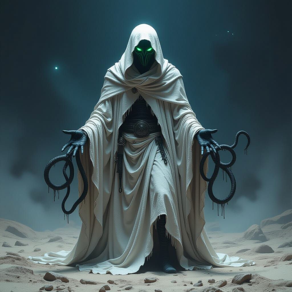 Eldritch Extraterrestrial Horror in Biomechanical Style