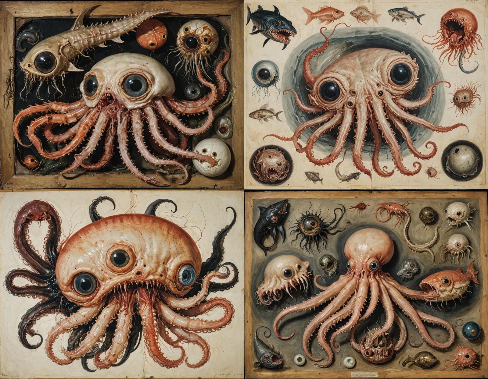 Surreal Hybrid Creature in Soutine Style