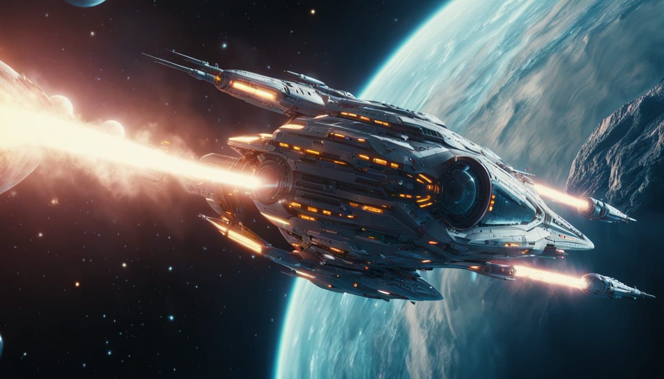 Epic Starship in Hypersonic Flight