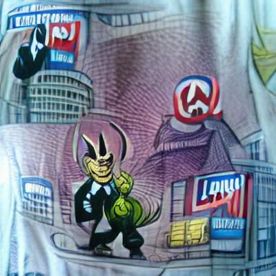 Marvel Looney Villain Hero of Capitalism