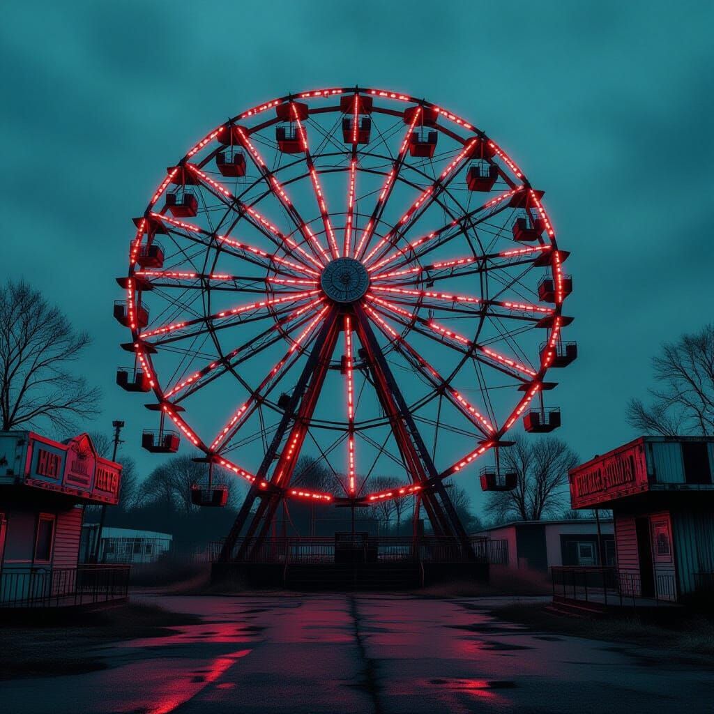 Villain's Lair in Abandoned Carnival Grounds