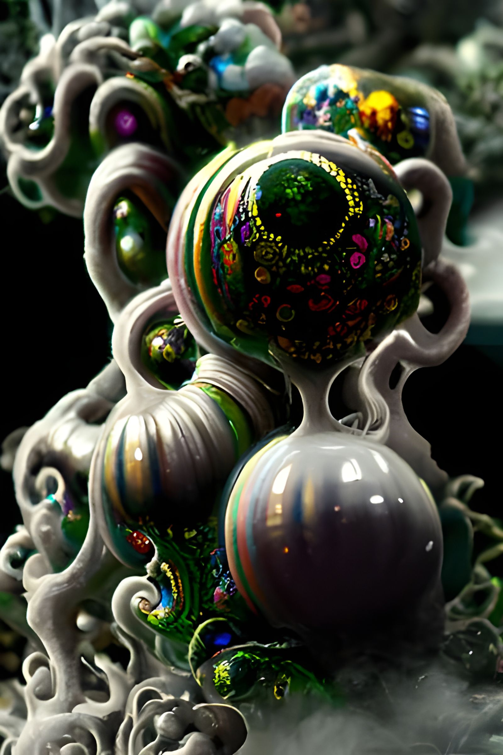 Escher-Inspired Mandelbrot and Julia Set Object
