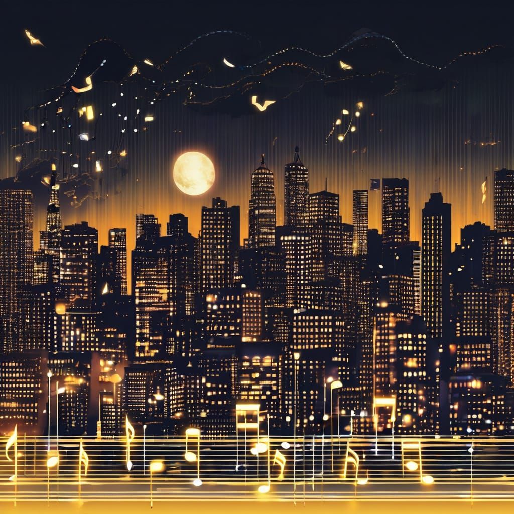 Saxophone Serenade Under Starry Night Skies