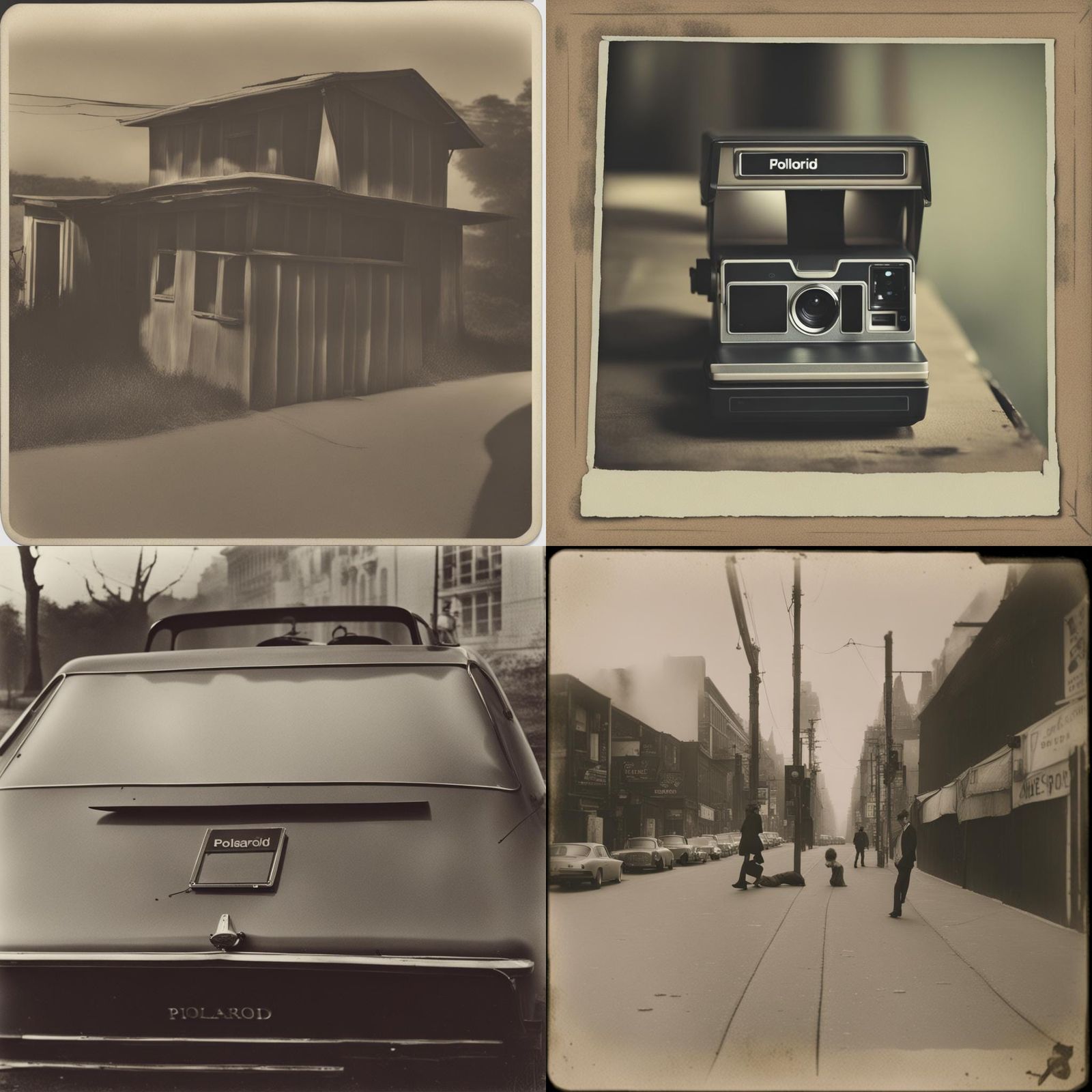 Classic Polaroid Frame: Nostalgic Instant Photography