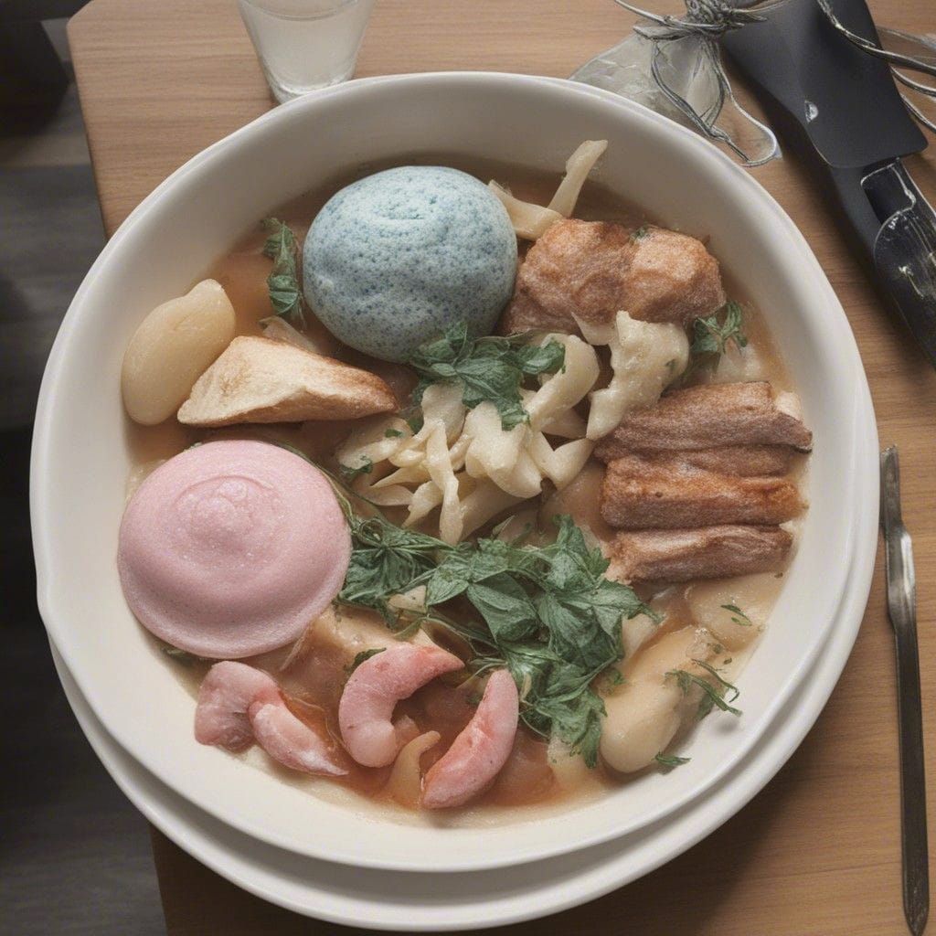 AI Generated Image of a Dinner Scene