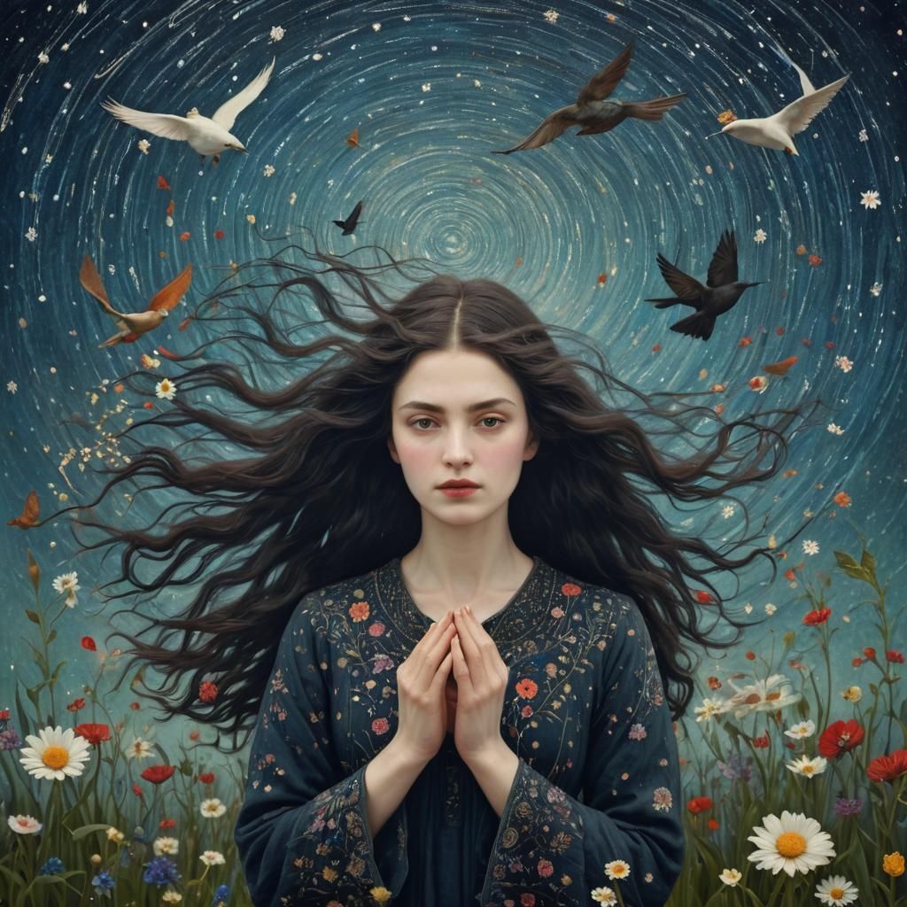 Surreal Galaxy Dreamscape: A Digital 8K Artwork