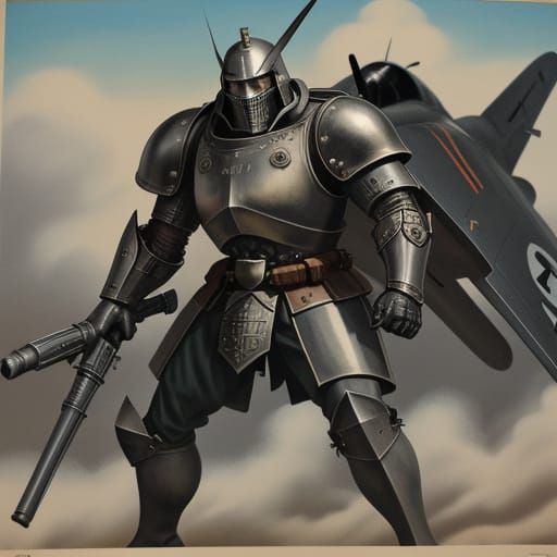 WWII War Hero Knight Flies Hell Diver