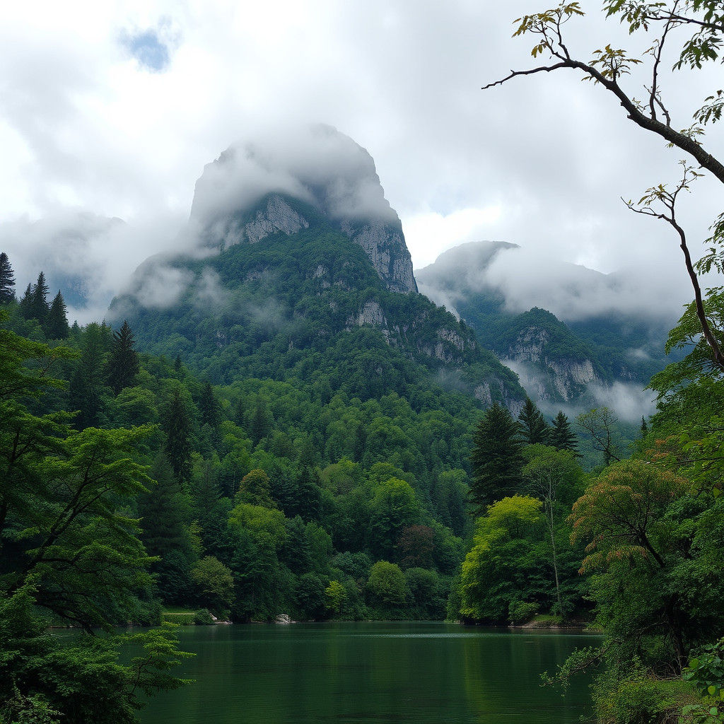 Transylvanian Mountains and Forests in Romantic Naturalism S...