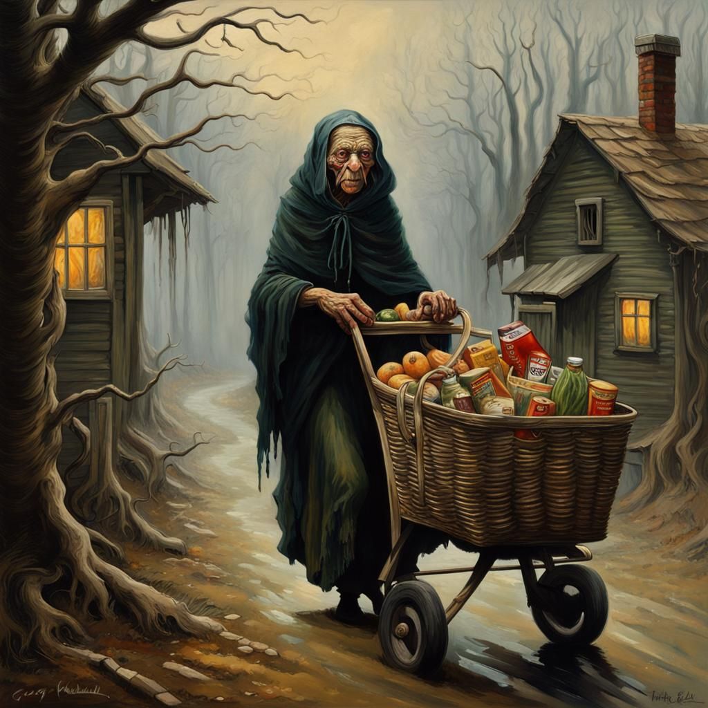 Baba Yaga Has to Grocery Shop, Too
