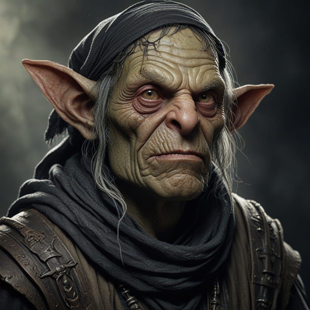 Ethereal Goblin Warlock in Triadic Colors