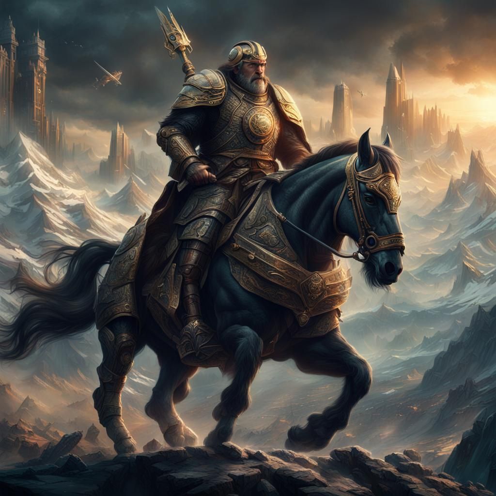 Epic Cinematic Champions in Digital Matte Painting