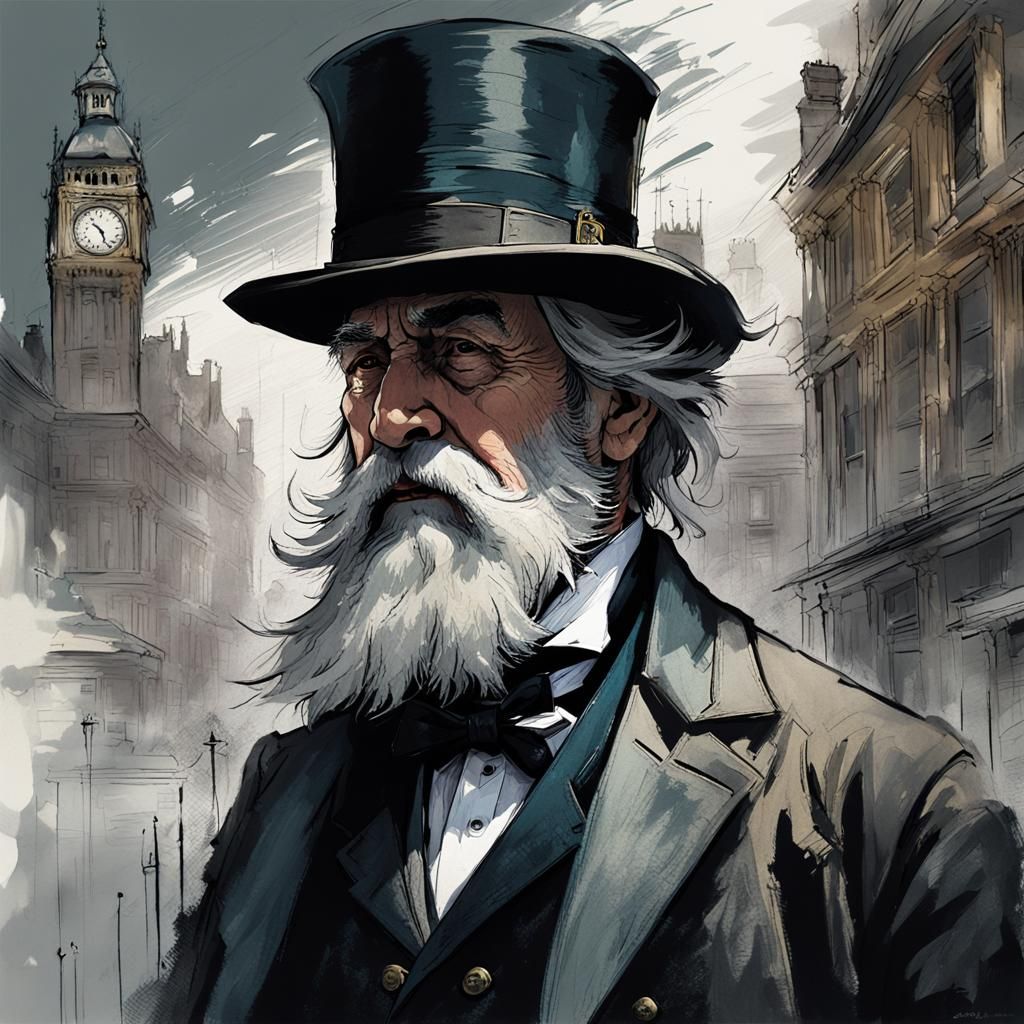 Elegant Gentleman from Victoria Era London