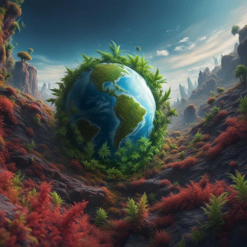 Fantastical Planet Earth Concept Art
