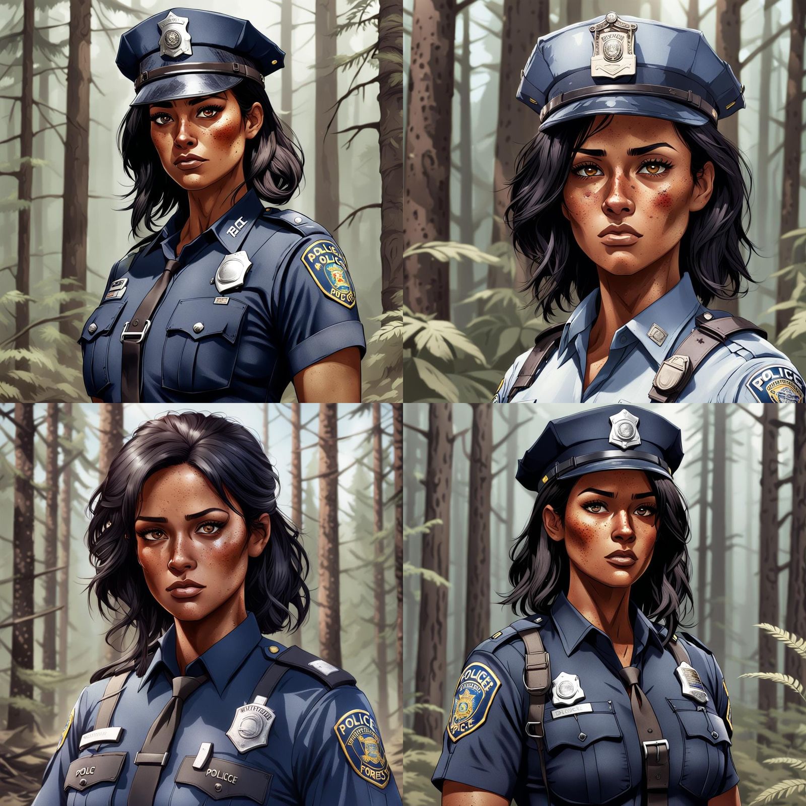 Wounded Officer: A Dramatic Digital Matte Painting