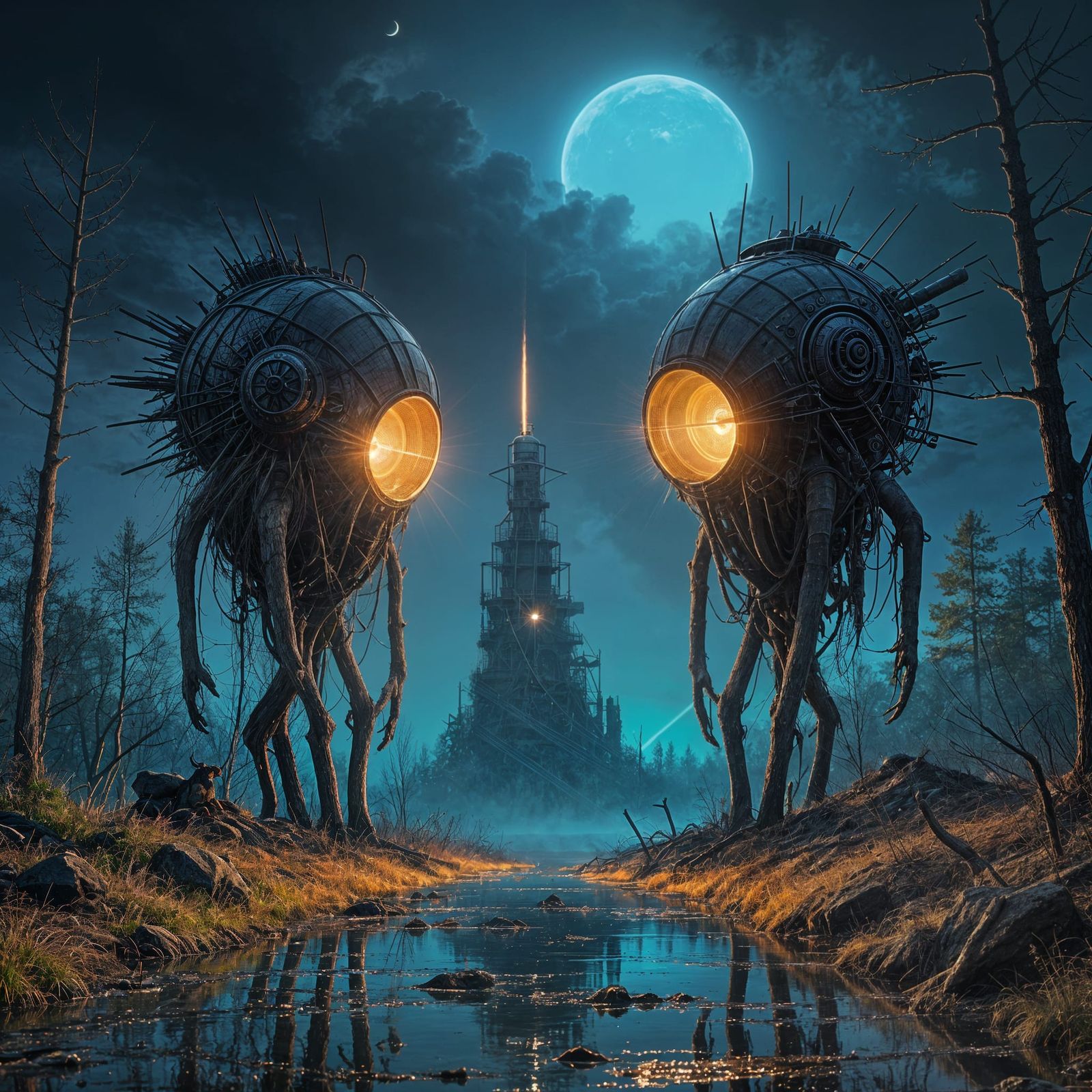 Luminous Dawn in a Masterful Artistic Vision