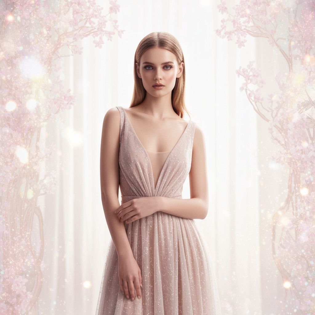 Ethereal Ukrainian Supermodel in Art Nouveau Style