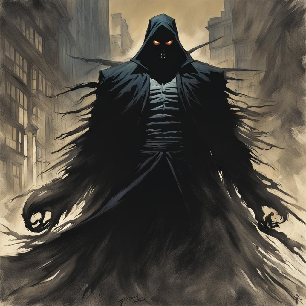 Sinister Shadow Man Artwork
