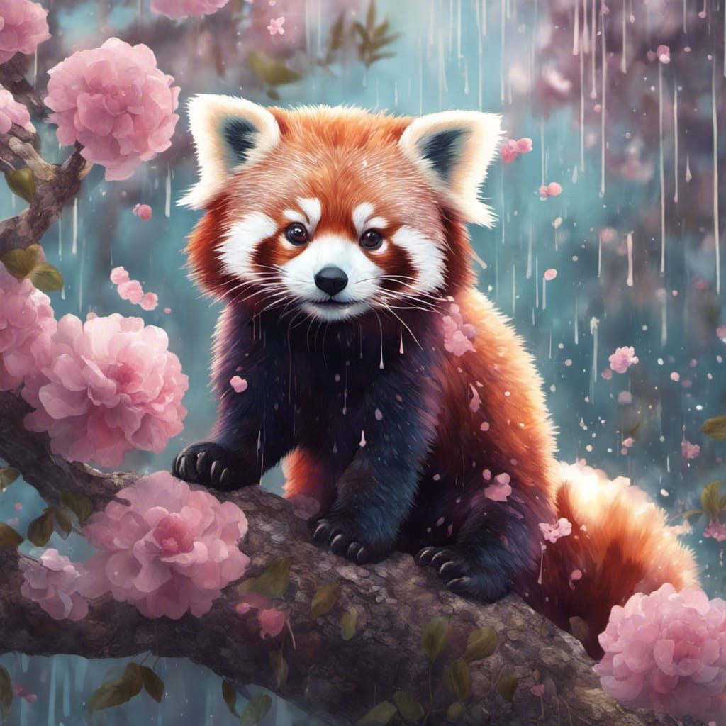 Pastel Red Panda