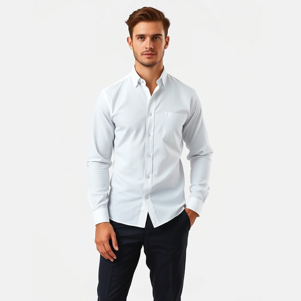 Professional Studio Portrait of a Young Man