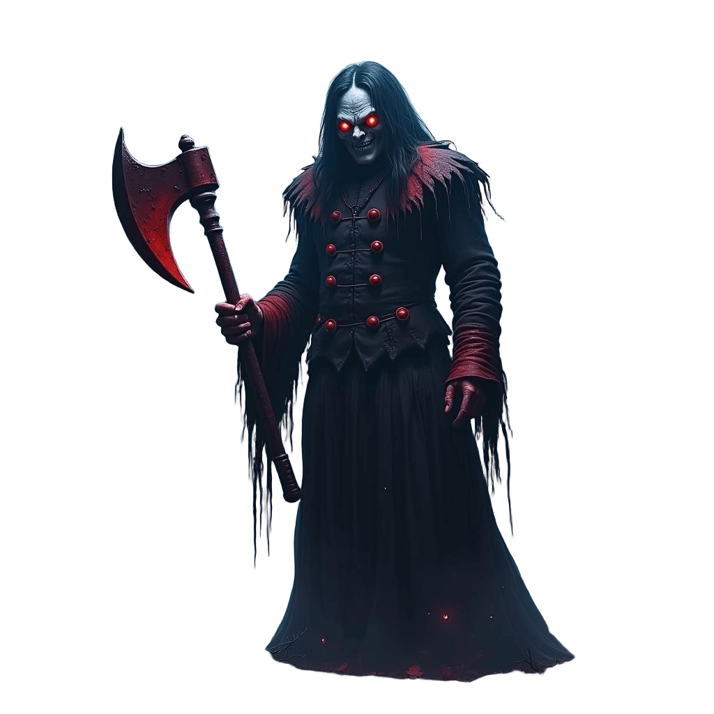 Fantastical Psycho Klown under Full Moon