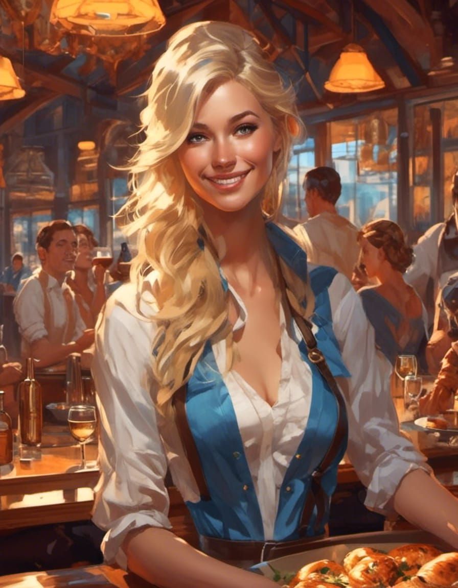 Julie has been busy for a few days but only because she's been working and hanging around in Hooters