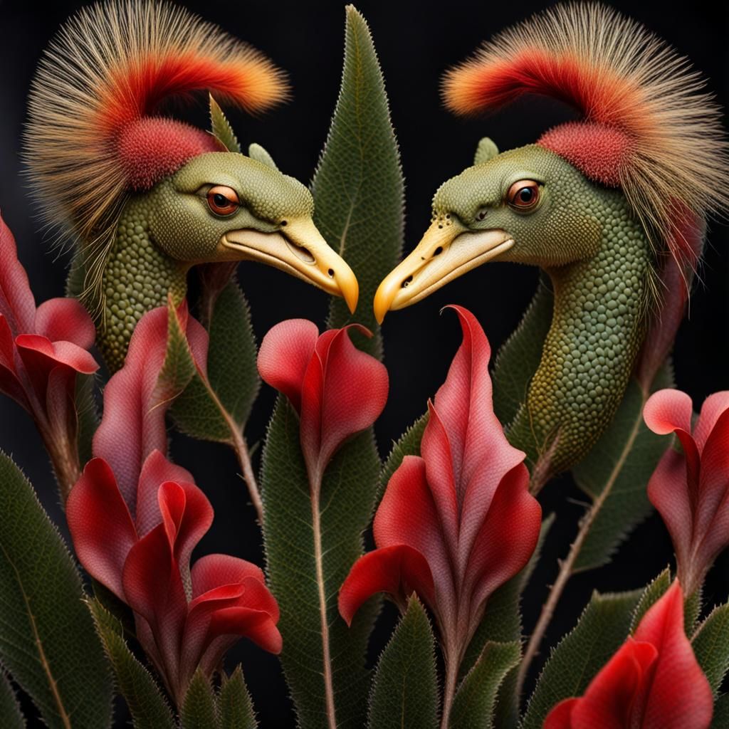 Surreal Alien Restaurant Celebration: Magical Realism Photog...