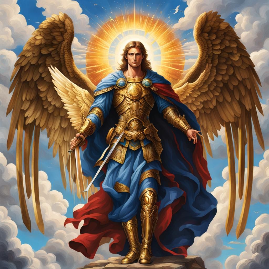 Supreme Archangel Portrait in Renaissance Style