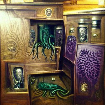 Lovecraftian Cabinet of Cosmic Horrors