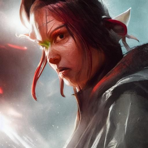 King Arthur: Space Knights in Cyberpunk Sepia Style