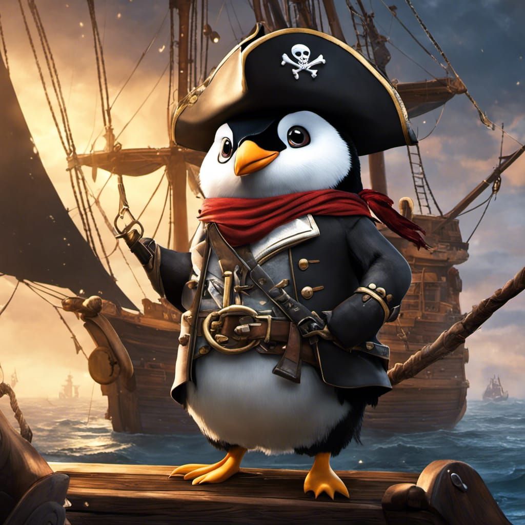 captain hook penguin