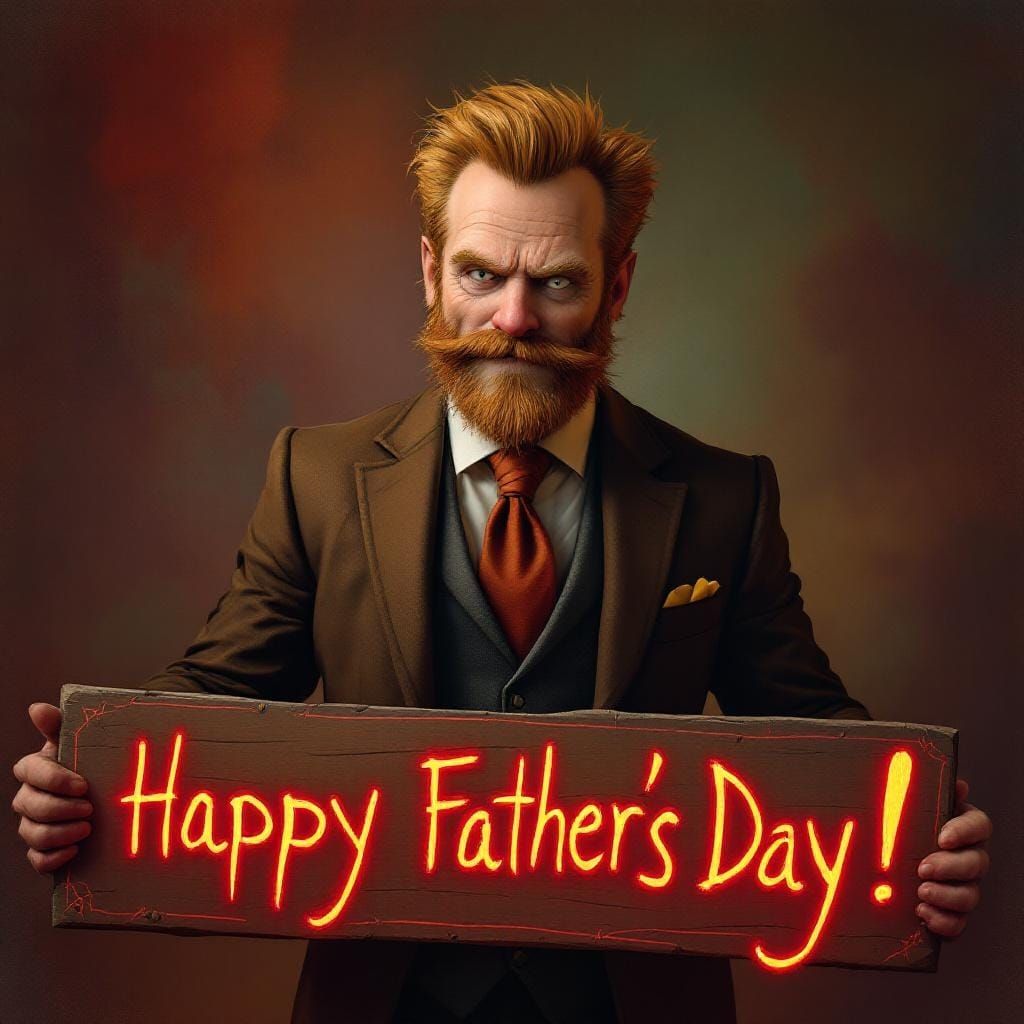 Jack Skelton Celebrates Father's Day: Matte Painting Style