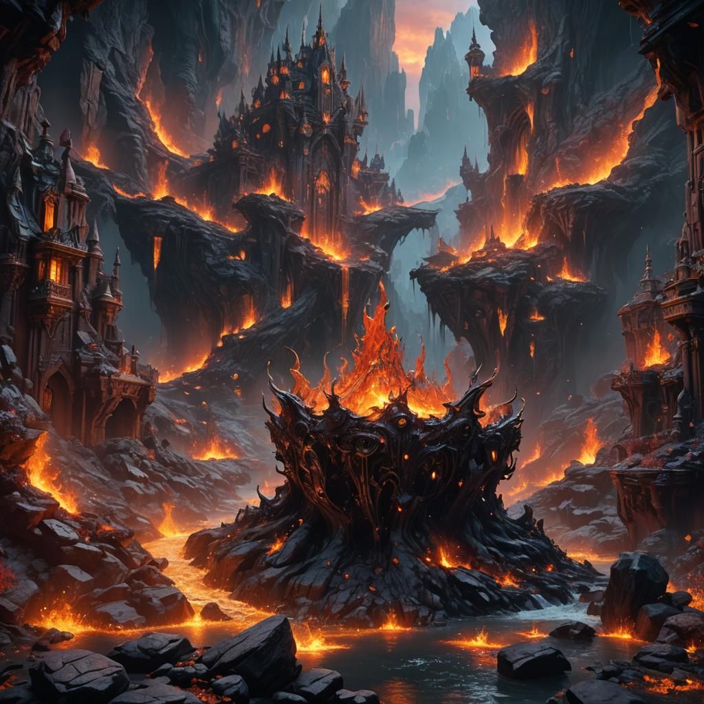 Ember Queens in Detailed Matte Painting