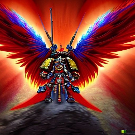 Magnus the Red: Photorealistic Warhammer 40K Digital Paintin...