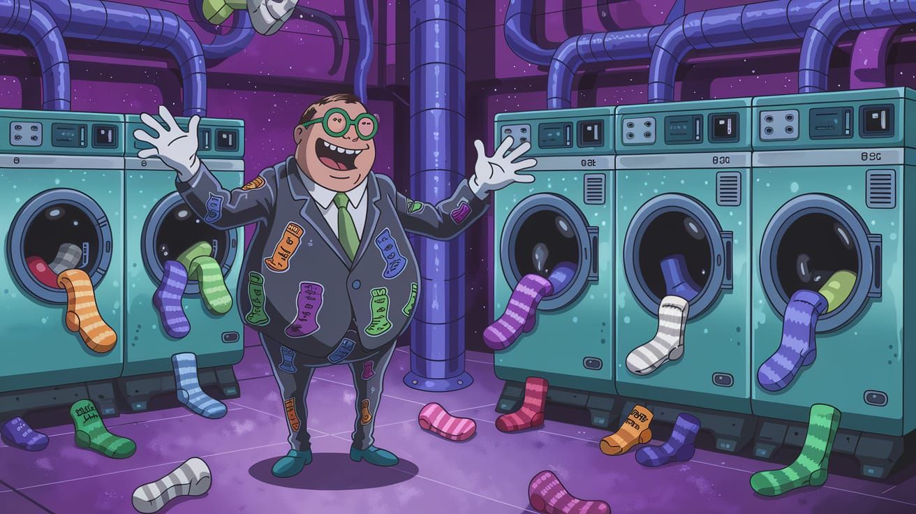 Dr. Socktopus: The orchestrator of a global mismatched socks disaster