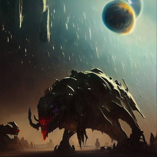 Planetary Collision: A Sinister Vision of Destruction