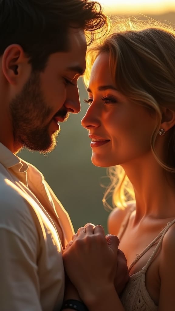 Tender Moment of Adoration