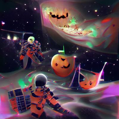 Halloween in Space: A Cosmic Celebration