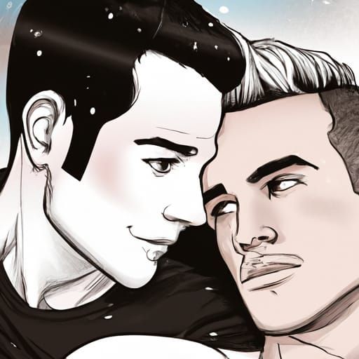 Comic Book Art in Style of Brooks and Mumford