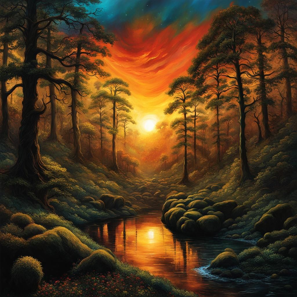 Moorglade Portrait Inspired by Olias of Sunhillow