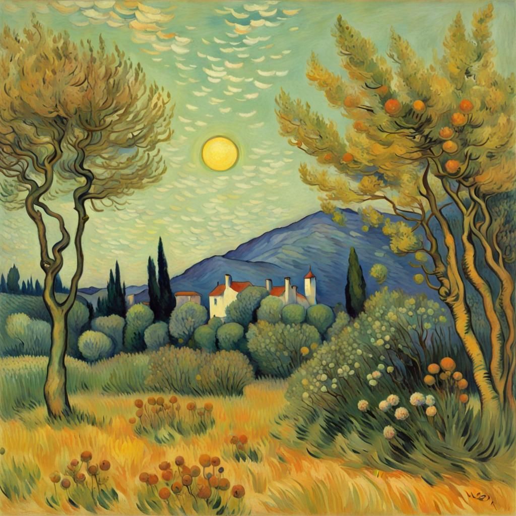 Magical Plants and Wise Stones: Impressionistic Style