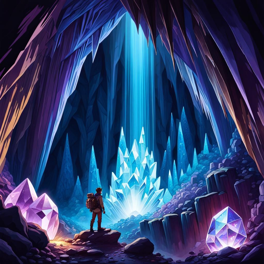 Exploring a Crystal Cave