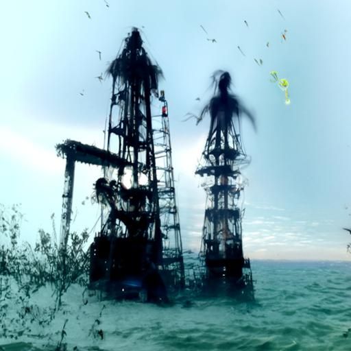 Lost Spirits Haunt Desolate Oil Rig