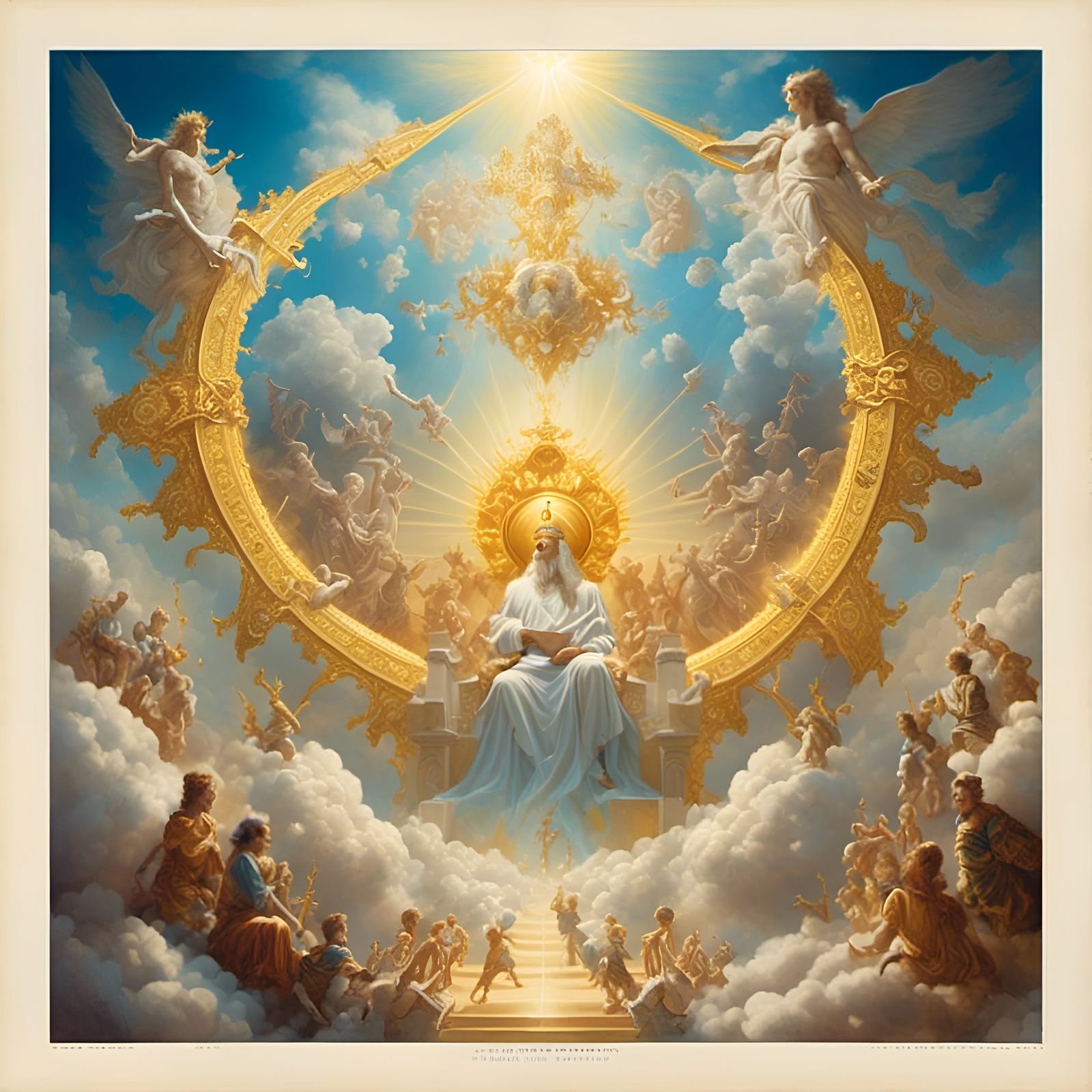 King Solomon Controls Daemons in Hyperreal Sunlight