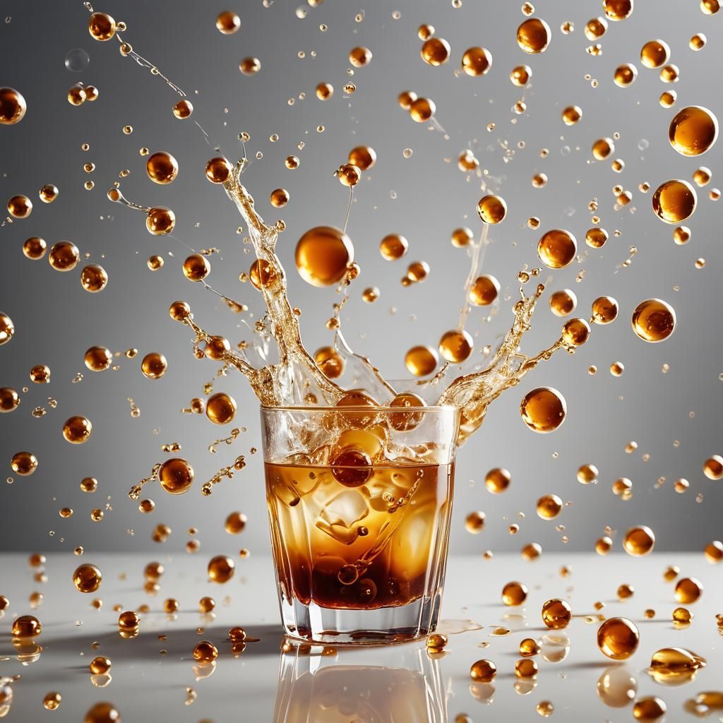 Amaretto Sour with Popping Boba: Still Life Photography