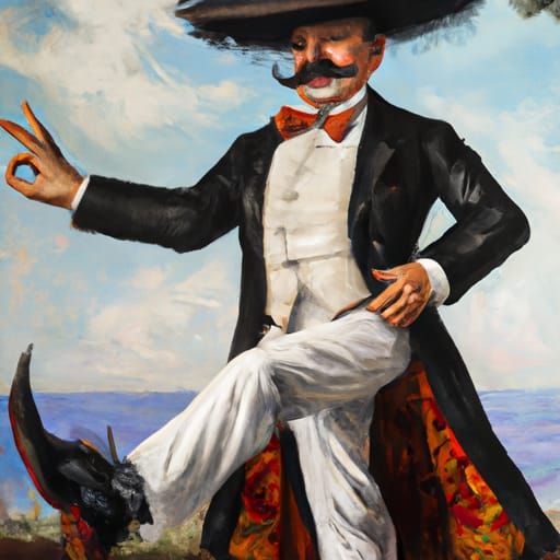 Eccentric Comic in Style of Konstantin Makovsky