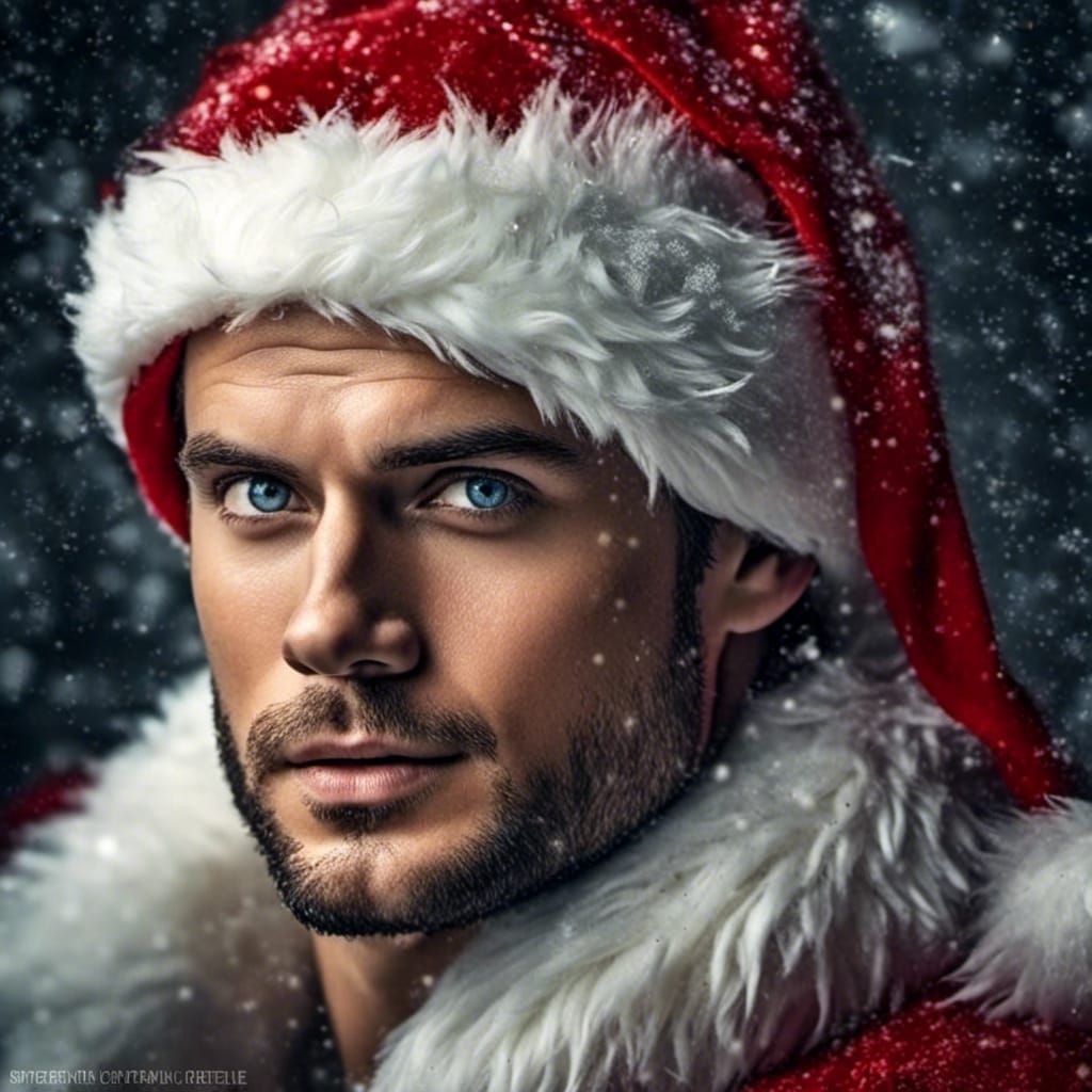 Hyperrealistic Santa Portrait in Cinematic Style