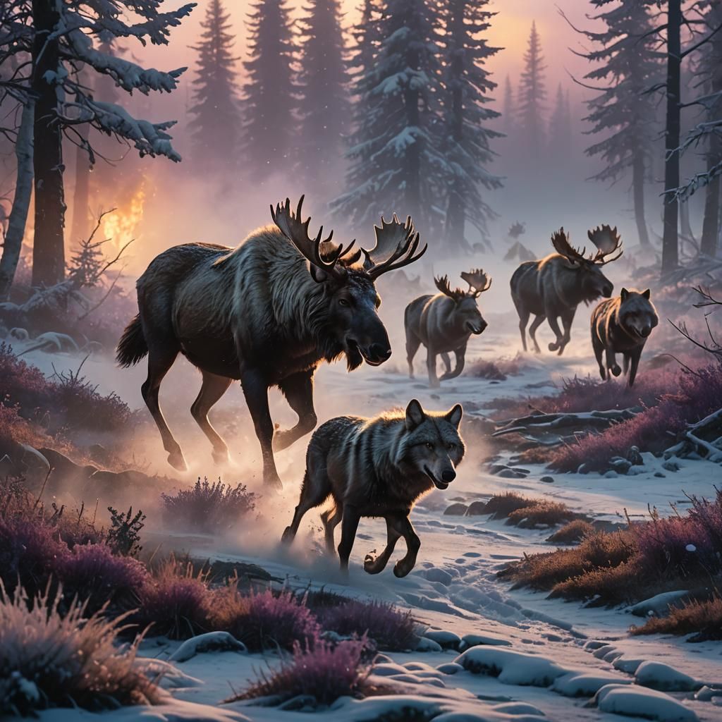 Moose fight back *Hunting fail