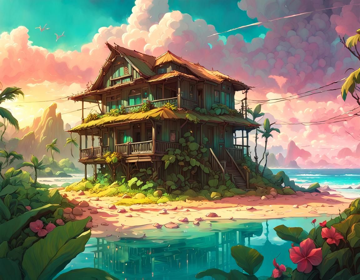 Old beach house