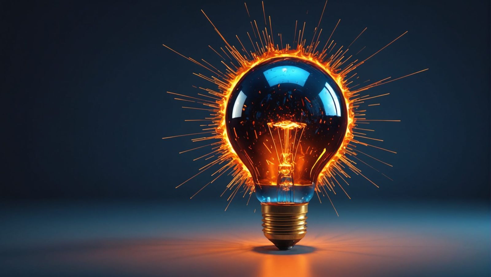 Molten Metal Sprays from Light Bulb